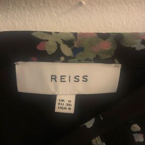 Reiss printed skirt
